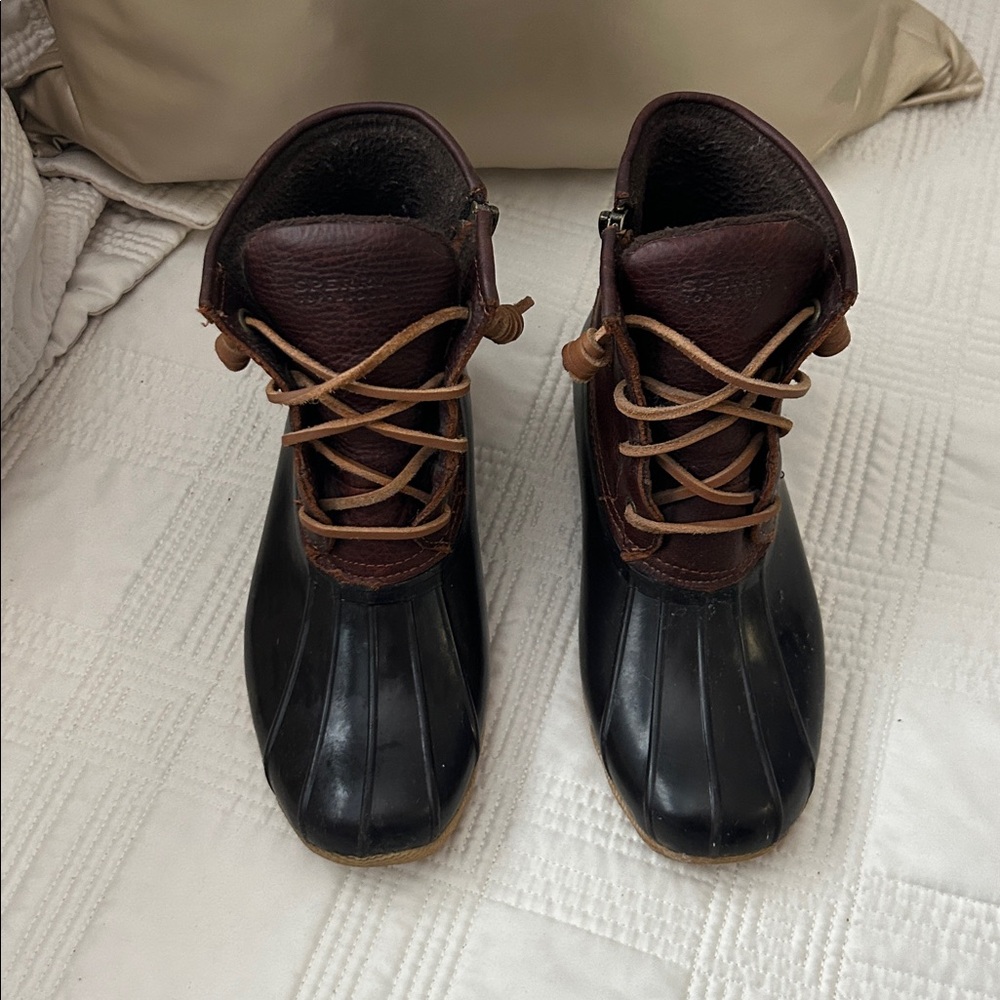 Dark Brown Sperry Top-Sider Duck Boots